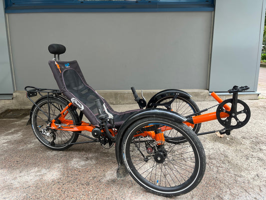 Kolmipyöräinen nojapyörä HP Velotechnik Gecko 20